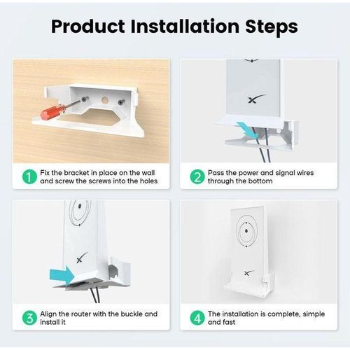 Router Wall Mount Bracket For Starlink – view 3